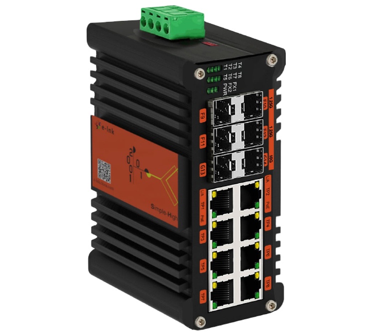 Sfp+ 10G Managed Switch 8 Port - Industrieller L2 Plus Managed 8-Port PoE+